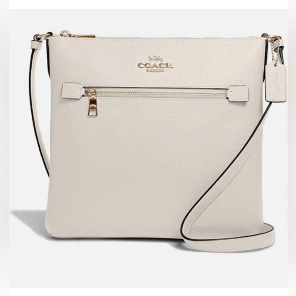 Coach C1556 Crossgrain Leather Rowan File Bag Crossbody
Handbag Chalk Off White - Picture 1 of 13